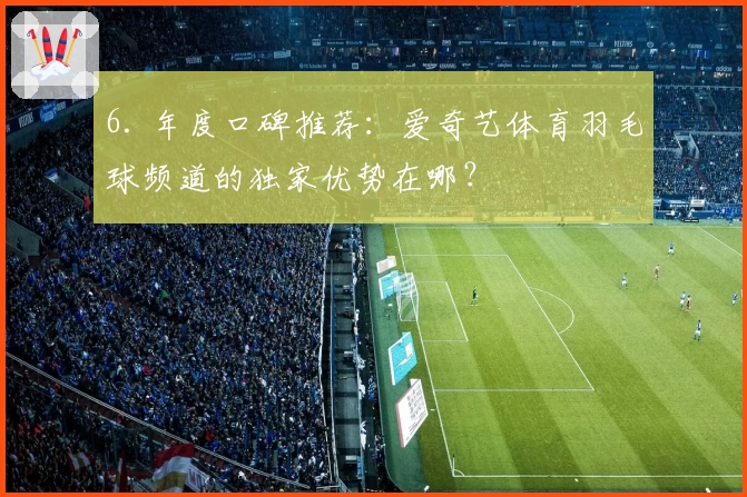 6. 年度口碑推荐：爱奇艺体育羽毛球频道的独家优势在哪？